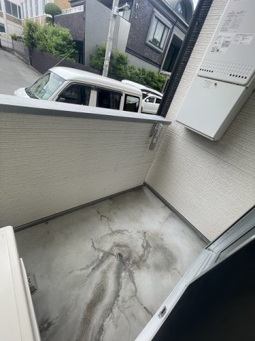 バルコニー　広々としたバルコニーです