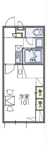 レオパレス太子小山の間取り写真