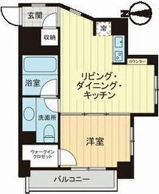 ベルファース大井町の間取り写真