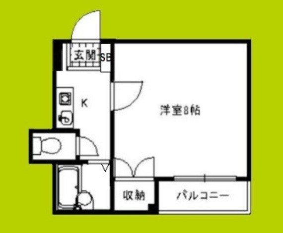 シャルマン清水の間取り写真