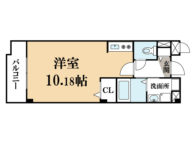 近鉄京都線 新田辺駅 徒歩16分 3階建 築16年の間取り写真