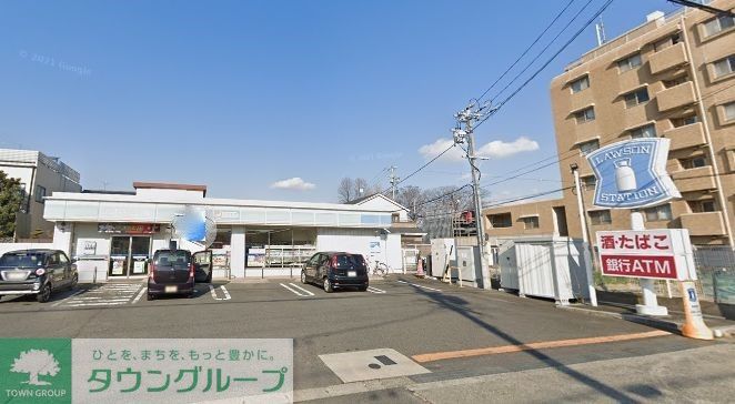 コンビニ　ローソン中川的場町店（コンビニ）まで460m