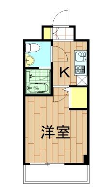 東急東横線 元住吉駅 徒歩9分 5階建 築11年の間取り写真