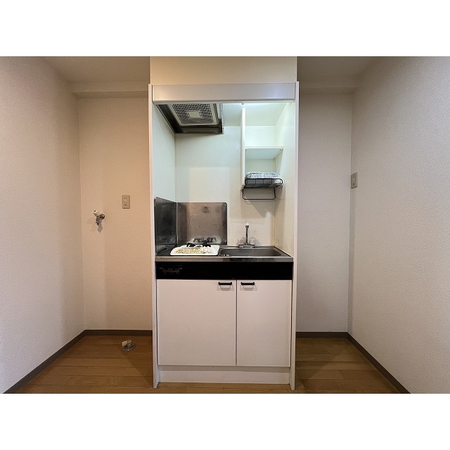 キッチン　１口ガスコンロ付き