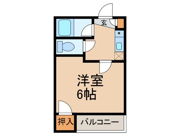 コスモハイツ中央の間取り写真