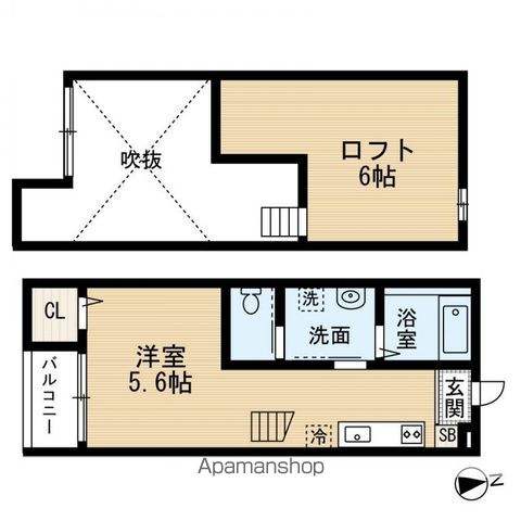 京成本線 八千代台駅 徒歩15分 2階建 築14年の間取り写真