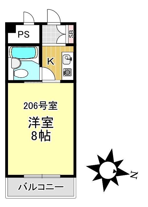 ヴィラ曽我部の間取り写真