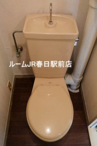 ＪＲ鹿児島本線 南福岡駅 徒歩5分 4階建 築39年のトイレ写真