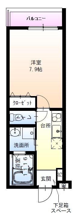 フジパレス西宮今津II番館の間取り写真