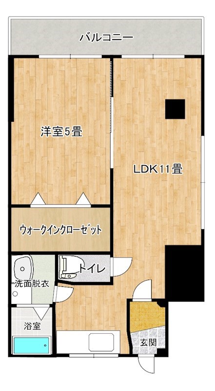 パルセ城山の間取り写真