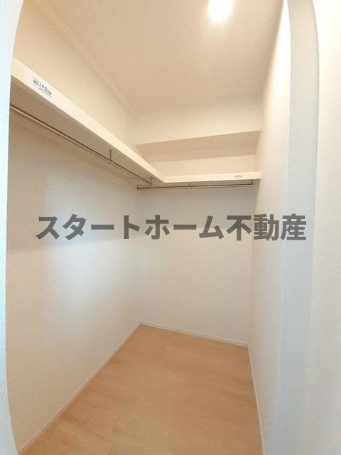 収納　たっぷりとした収納スペースです