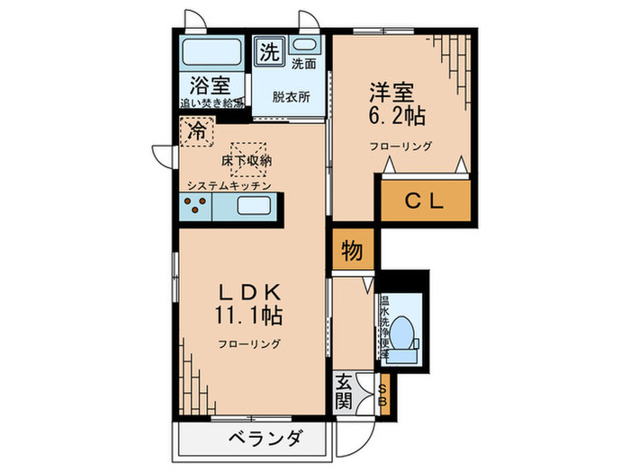 メゾン淡ノ須の間取り写真