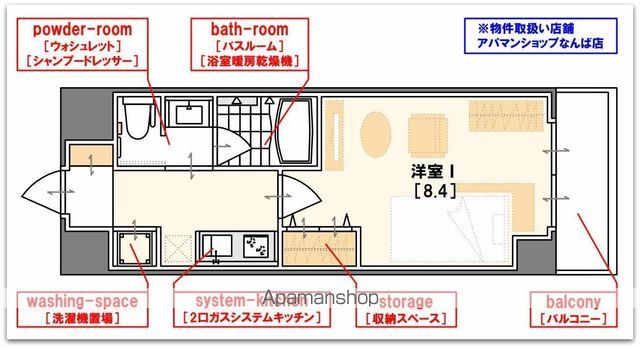 グラマシーNIPPONBASHIの間取り写真