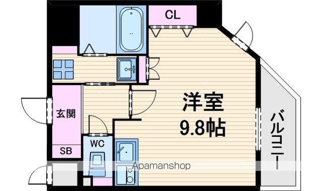 S-RESIDENCE Hommachi Marksの間取り写真