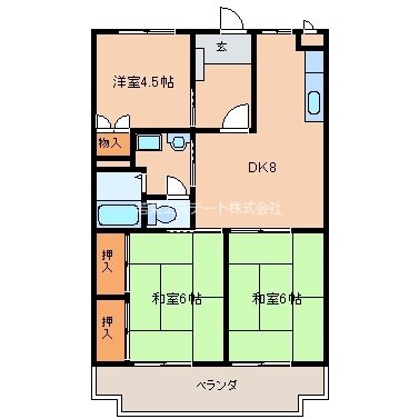 ＷＥＣ久留米の間取り