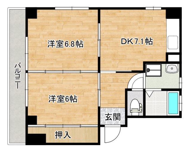 青木ビルIIの間取り