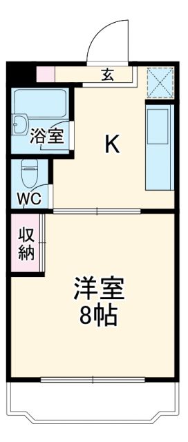 富士市三ツ沢のマンションの間取り