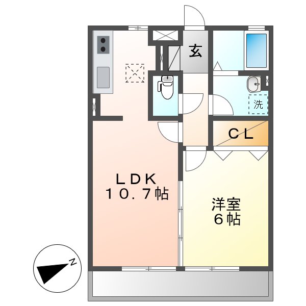 フレブラースの間取り