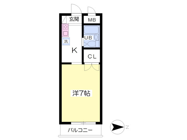 メゾンぎょうゆうの間取り