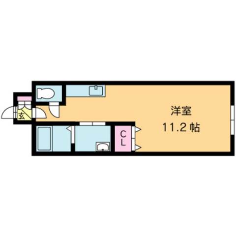 札幌市北区南あいの里のマンションの間取り