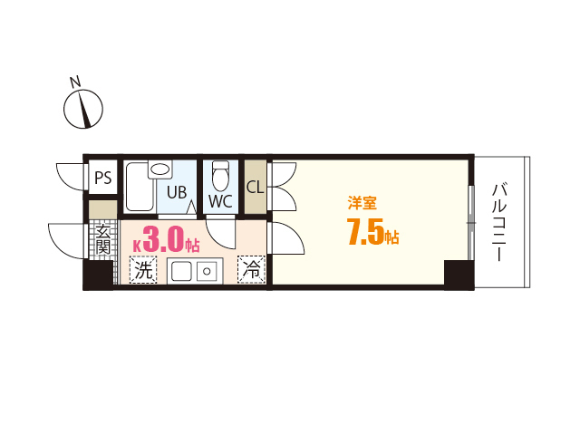 メゾンミカドの間取り