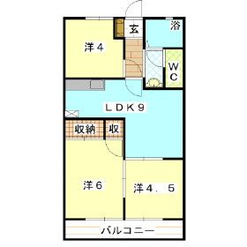 横浜市瀬谷区宮沢のマンションの間取り