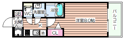 大阪WESTレジデンスの間取り