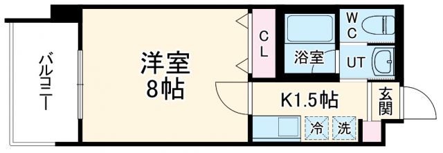 プライマル名古屋吹上の間取り