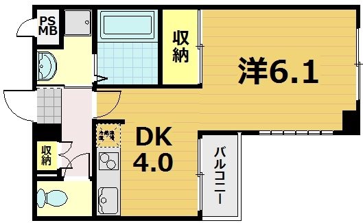 サザン桃山御陵の間取り