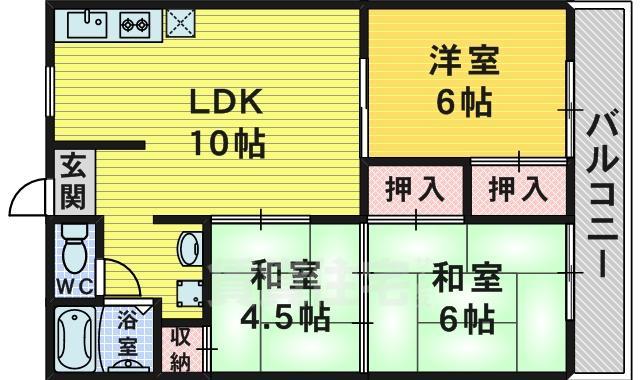 カサ・ユミーナの間取り