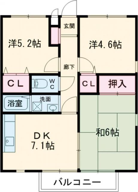 フォブール樋口の間取り