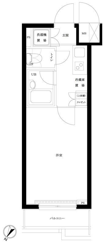 ルーブル高田馬場の間取り