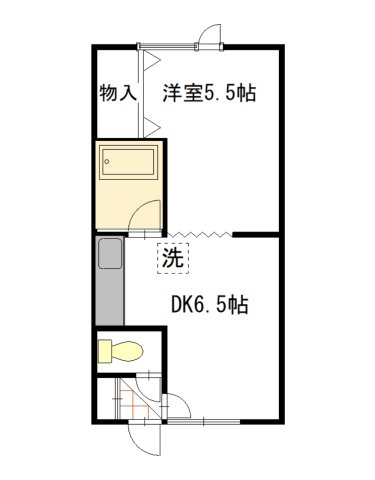 コーポミヤサカの間取り