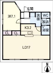 リヴェルシーデの間取り