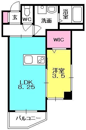 Ｋ’ｓ　Ｃｏｕｒｔ西宮北口の間取り