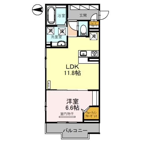 ルミナス古鍛冶町の間取り