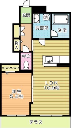 シャーメゾン南丘の間取り