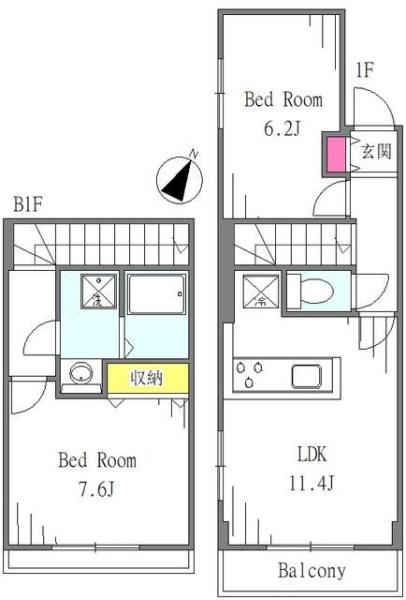 ＬＡＰｉＳ西新宿五丁目の間取り