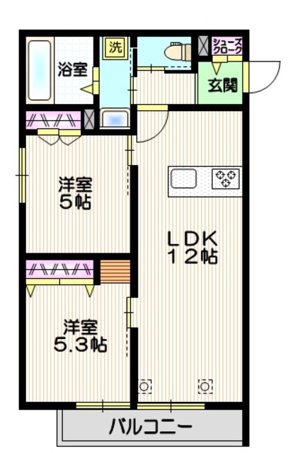 さいたま市南区曲本のマンションの間取り