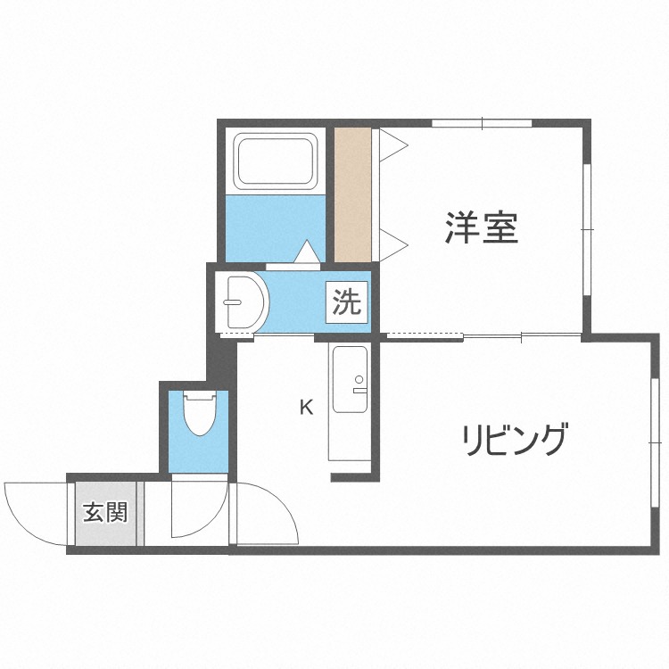 シンセリティ栄通の間取り