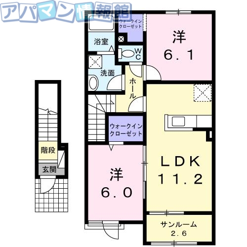 ローレルIの間取り