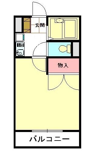 比企郡小川町大字小川のアパートの間取り