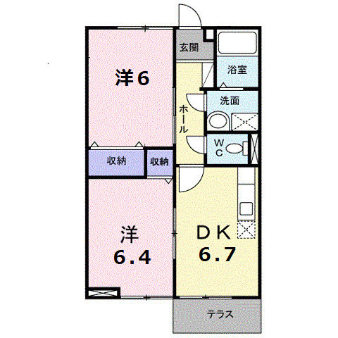 つきみそうの間取り