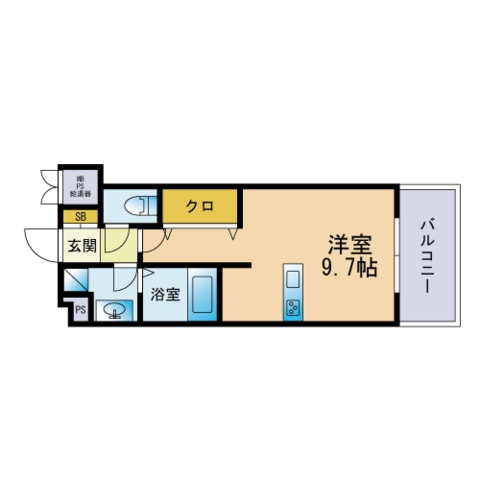 ＬＩＢＴＨ高宮通りの間取り