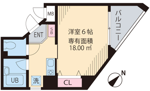 アーク小竹向原の間取り