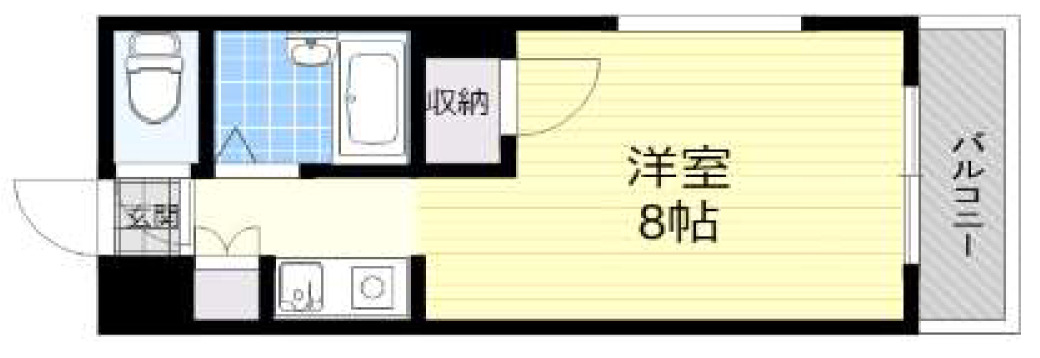 大阪市東淀川区小松のマンションの間取り