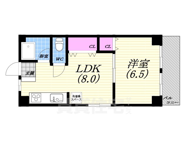 貴和芦屋ハウスの間取り