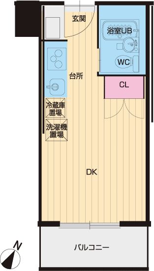 八千代市八千代台北のマンションの間取り