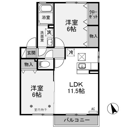 フォレストバレーCの間取り