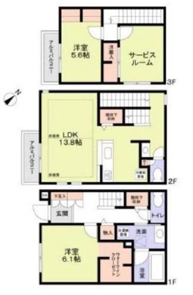 新宿区原町のその他の間取り